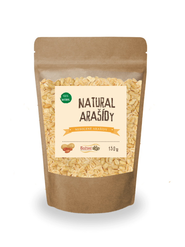 Božské Oříšky Natural arašídy 150 g