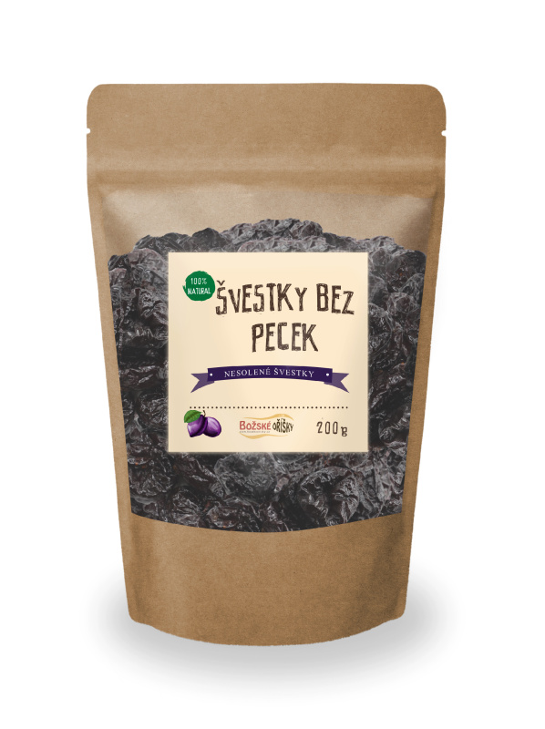 Božské Oříšky Švestky bez pecek 200g