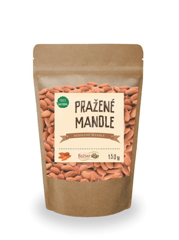 Božské Oříšky Pražené mandle 150 g