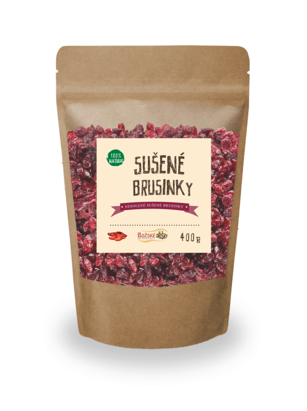 Božské Oříšky Sušené brusinky 400g