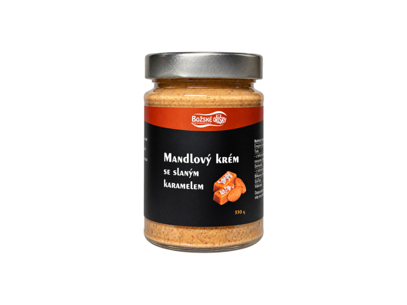 Božské Oříšky Mandlový krém se slaným karamelem 330 g