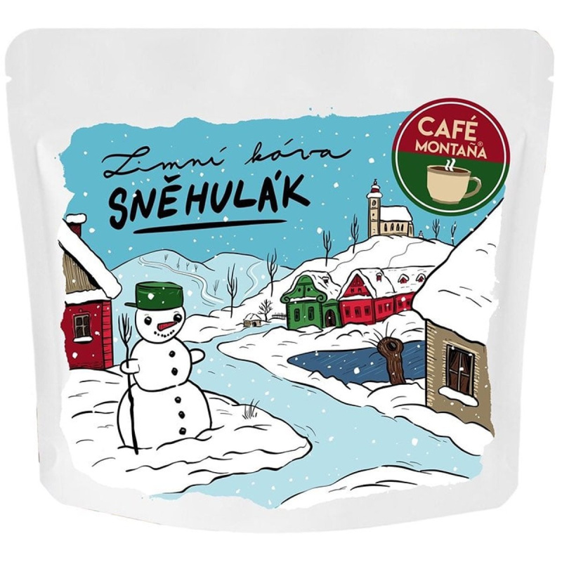 Café Montana Sněhulák zimní zrnková káva 250 g