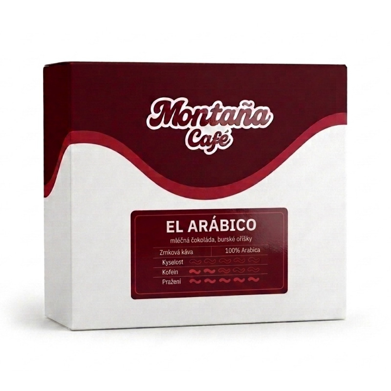 Montaña Café El Arábico zrnková káva 250 g