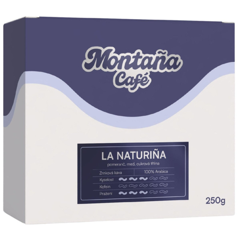 Café Montaña La Naturiña bezkofeinová mletá káva