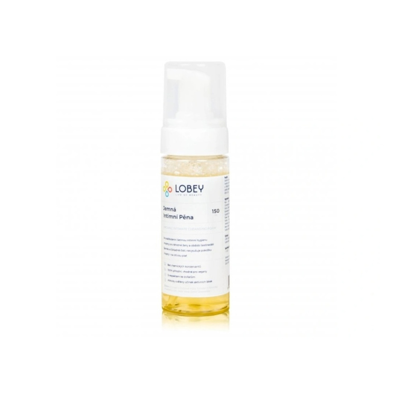 LOBEY Jemná intimní mycí pěna BIO 150 ml