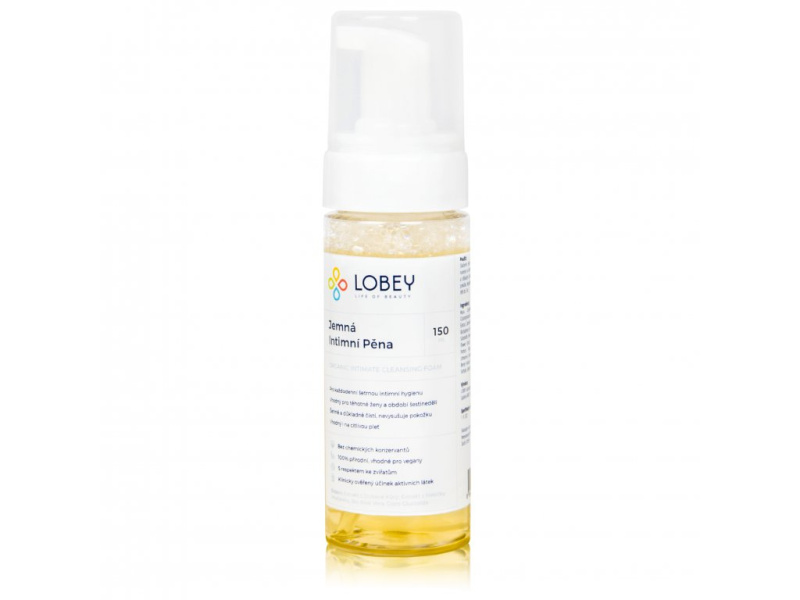 LOBEY Jemná intimní mycí pěna BIO 150 ml