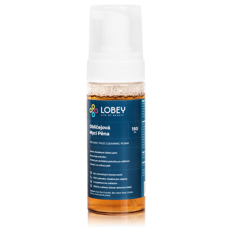 LOBEY Obličejová mycí pěna 150 ml