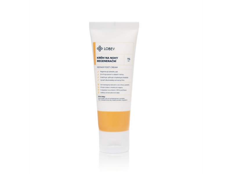 LOBEY Regenerační krém na nohy, 75 ml