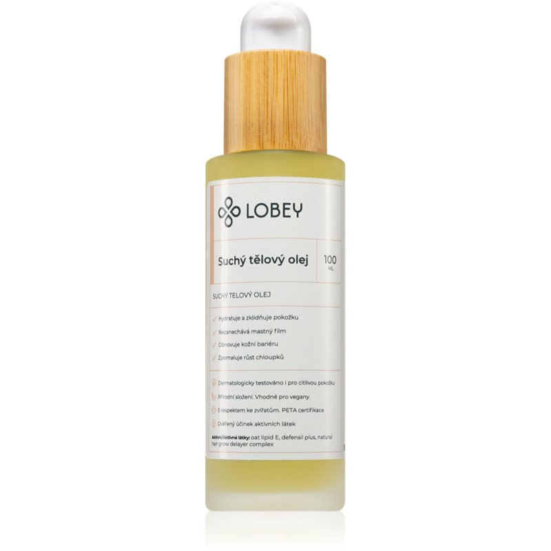 LOBEY Suchý tělový olej, 100 ml