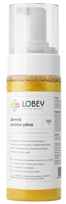 Lobey Body Care mycí pěna na intimní partie 150 ml