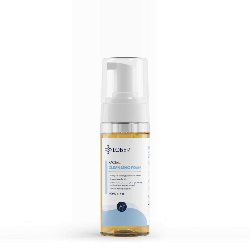 LOBEY Obličejová mycí pěna BIO 150 ml