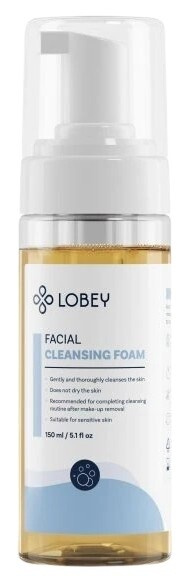 LOBEY Obličejová mycí pěna BIO 150 ml