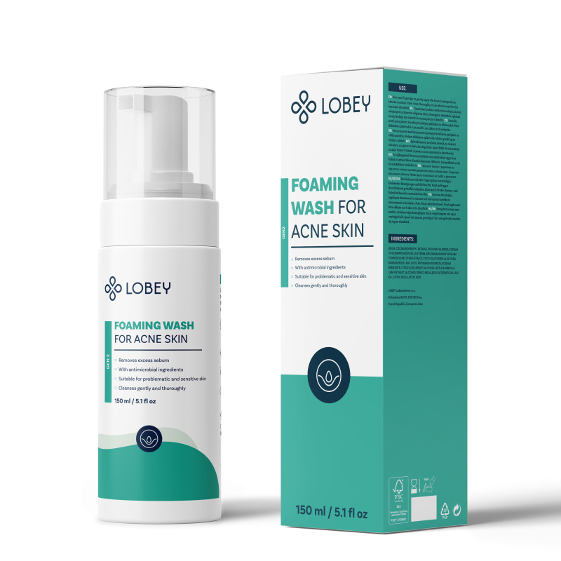 Lobey Face Cleanser mycí pěna na aknózní pleť 150 ml