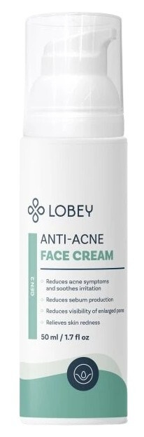 LOBEY Krém na akné a problematickou pleť 50 ml