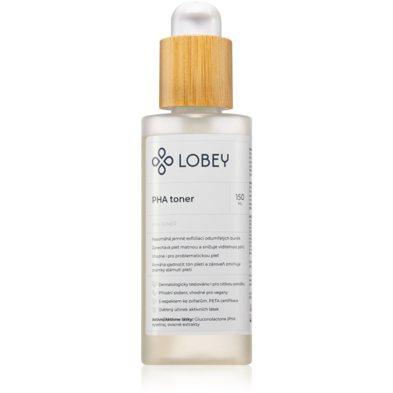 Lobey Skin Care PHA toner pleťové tonikum 150 ml