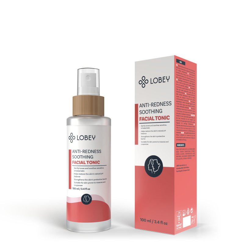 Lobey Anti-Redness Soothing zklidňující pleťové tonikum proti začervenání pleti 100 ml