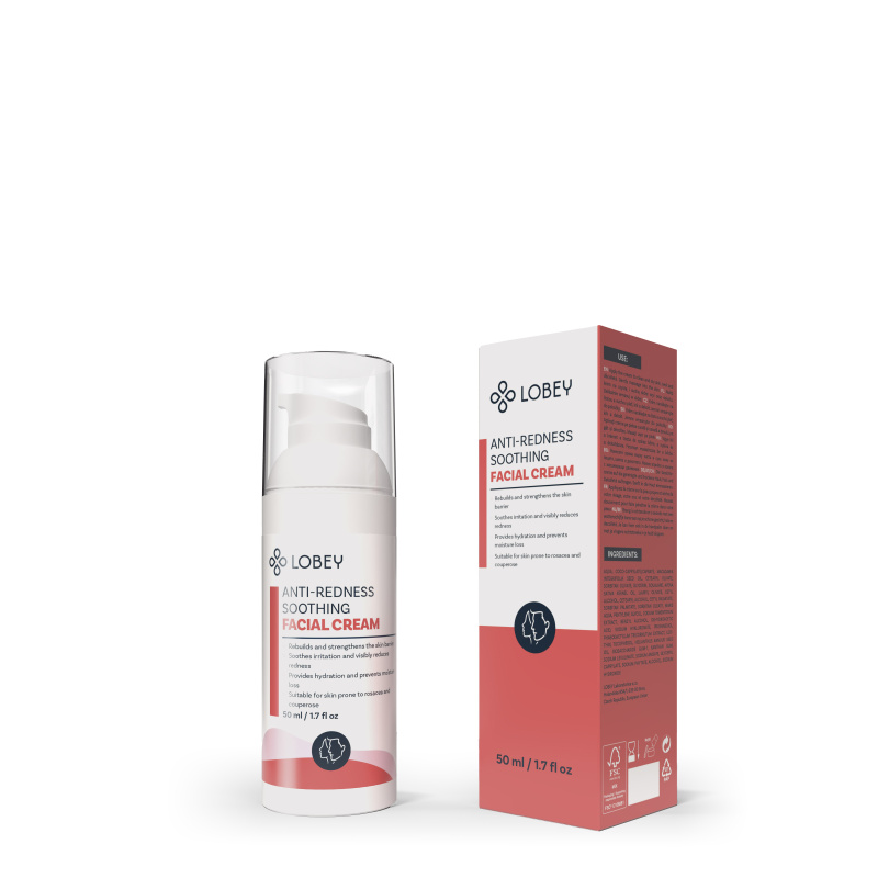 Lobey Anti-Redness Soothing zklidňující krém proti začervenání pleti 50 ml