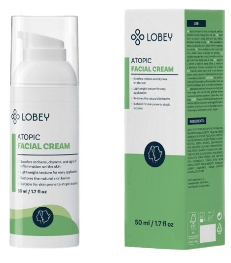 Lobey Atopic hydratační pleťový krém pro suchou až atopickou pleť 50 ml
