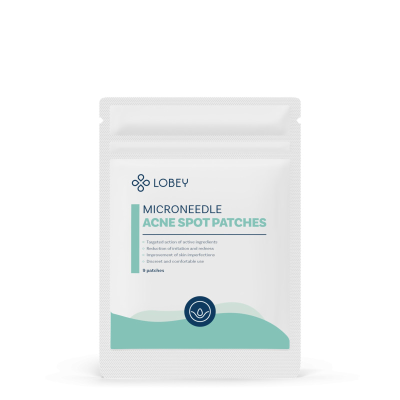 LOBEY Mikrojehličkové náplasti na akné Microneedle Acne Spot Patches 9 ks