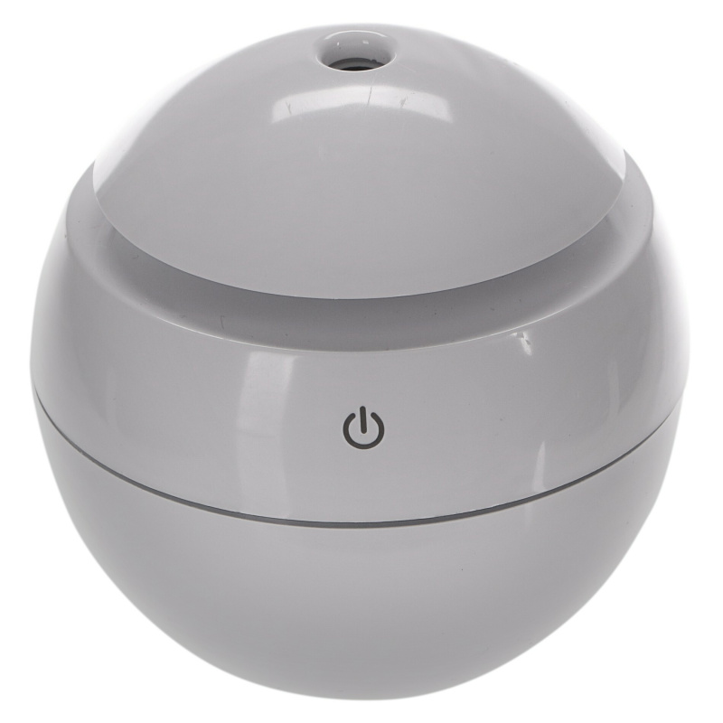 Aroma difuzér Ball 130 ml, bílý lesk - SIXTOL