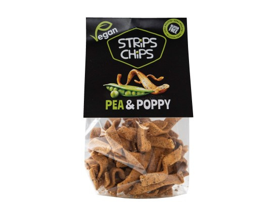 Strips Chips Hrachové s mákem 80g