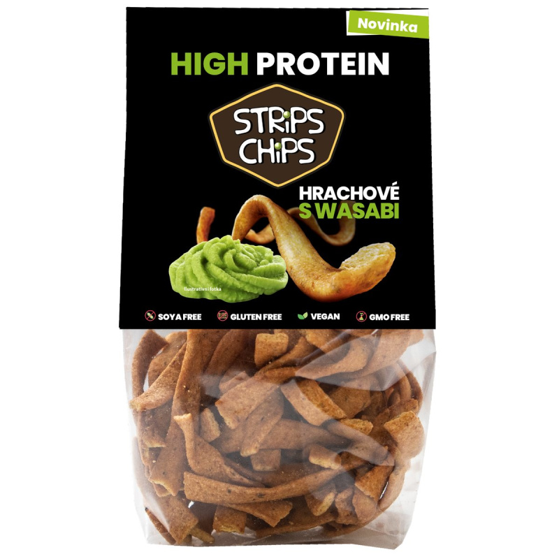 Strips Chips Hrachové s wasabi