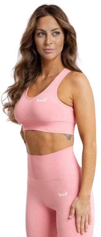 Exalted Sportovní bezešvá podprsenka Impact růžová - S