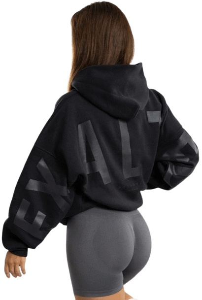 Exalted Dámská OVERSIZED mikina Nest™ černá - S