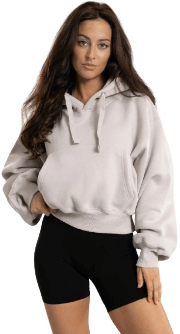 Exalted Dámská OVERSIZED mikina Comfy-Nest™ béžová - S