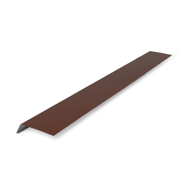 COVERNIT Okapové lemování CLASSIC RAL 8017 hnědé 2000 (1900) x 80/113 mm