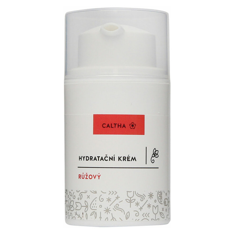 Hydratační CALTHA Pleťový krém RŮŽOVÝ 50 ml