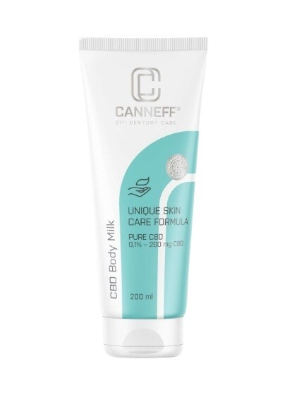 Canneff Balance CBD Body Lotion tělové mléko pro suchou a podrážděnou pokožku 200 ml