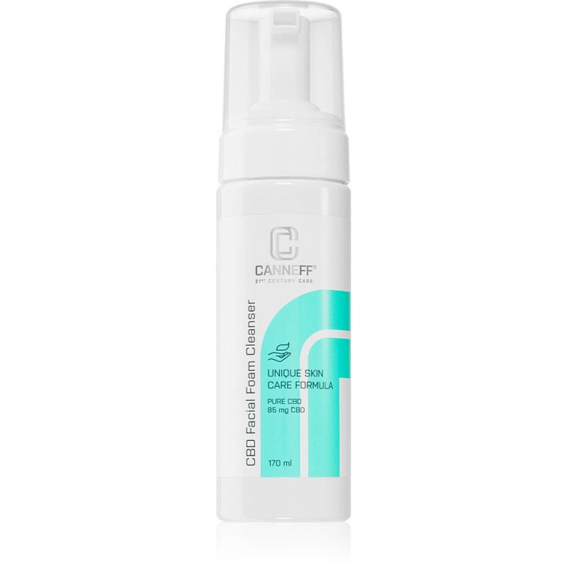 Canneff Balance CBD Facial Foam Cleanser hydratační čisticí pěna s konopným olejem 170 ml