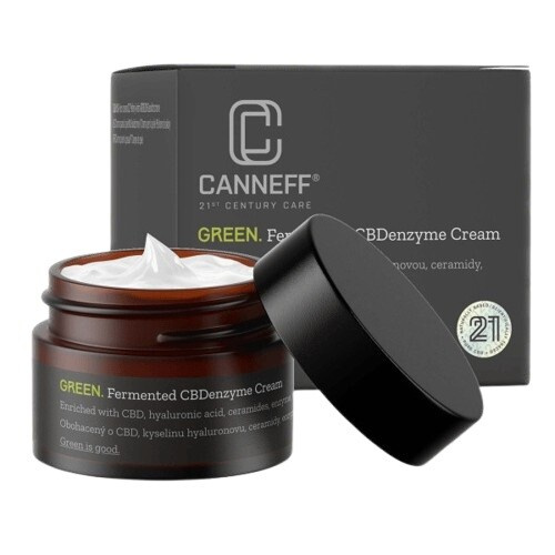 Canneff Green Fermented CBDenzyme Cream intenzivní omlazující krém s CBD 50 ml