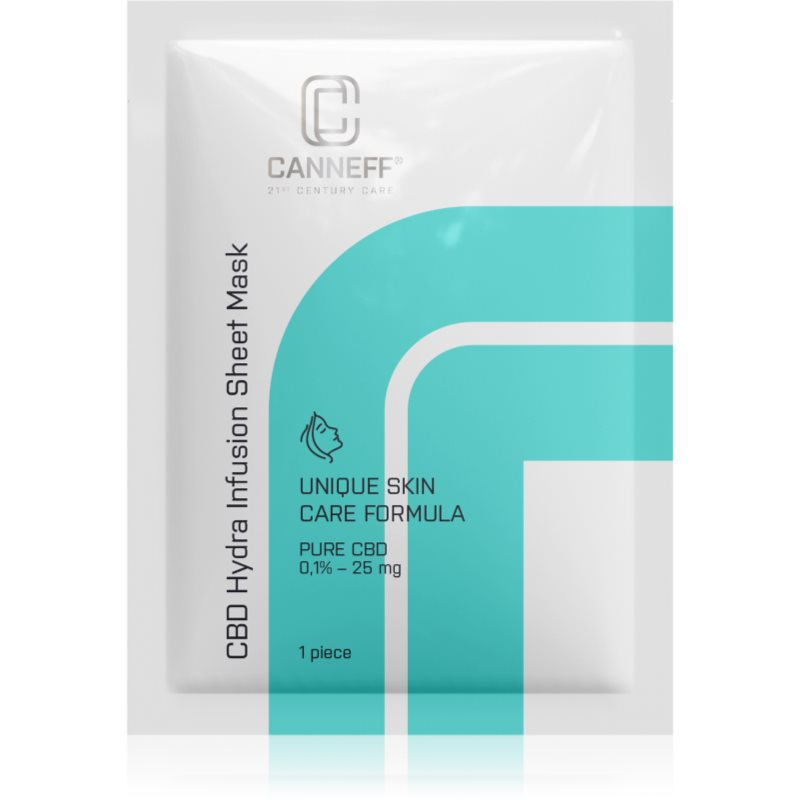 Canneff Balance CBD Hydra Infusion Sheet Mask hydratační plátýnková maska 1 ks