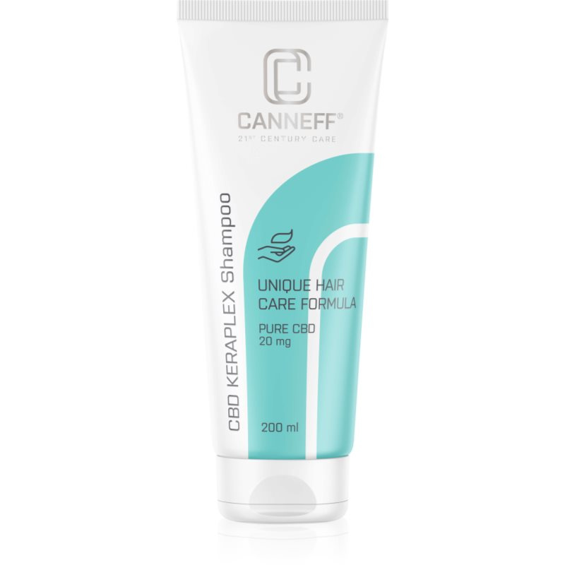 Canneff CBD Keraplex Shampoo šampon pro slabé, namáhané vlasy 200 ml