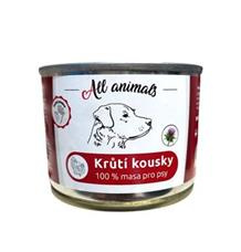 All Animals Krůtí kousky konzerva pro psy