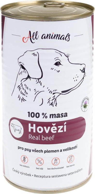 All Animals DOG hovězí mleté 1200g