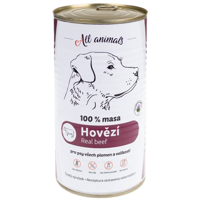 All Animals DOG hovězí mleté 1200g
