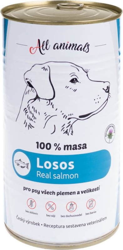 All Animals DOG losos mletý 1200g