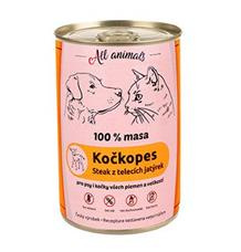 All Animals Kočkopes telecí jatýrka konzerva