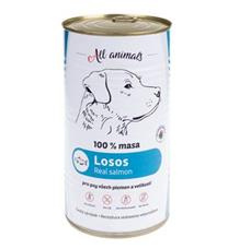 All Animals DOG losos mletý 200g