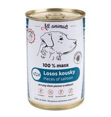 All Animals DOG losos kousky 200g