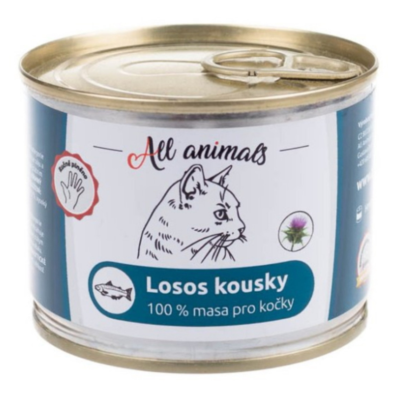 All Animals CAT losos kousky 200g