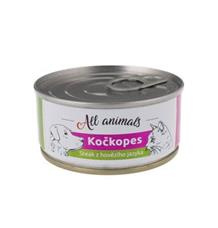 All Animals kočkopes steak z hovězího jazyka 100 g