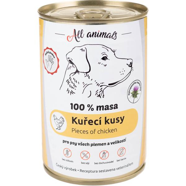 All Animals DOG kuřecí kousky 400 g