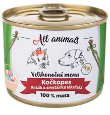 ALL ANIMALS Kočkopes konzerva Velikonoční menu 200 g