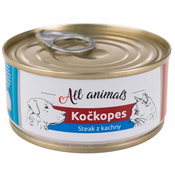 All Animals kočkopes Steak z kachny 100g 100 g
