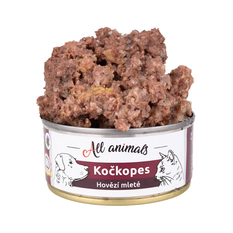 All Animals Hovězí mleté pro kočky