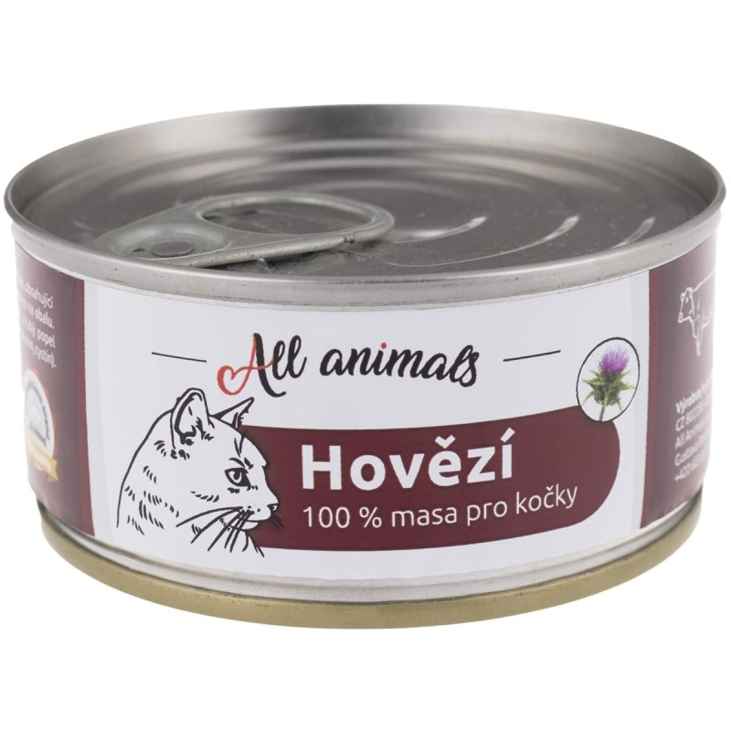 All Animals Hovězí mleté pro kočky